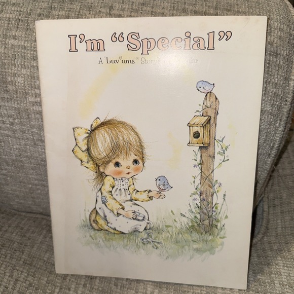 warner press Other - Vintage 80's Luv ums Storybook to color Book  "Fun At My House" Warner USA made